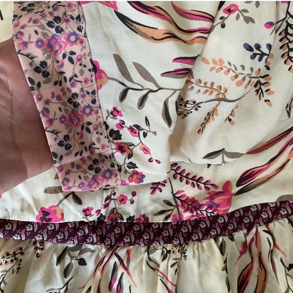 Floral High Low Boho Wrap Sundress - Picture 5 of 6